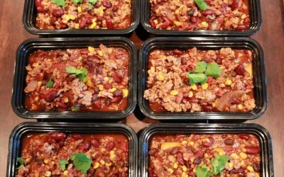Meal Prep Turkey Chili Slow Cooker