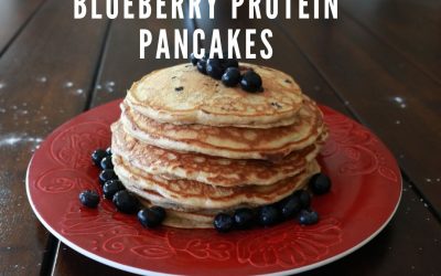 Blueberry Protein Pancakes