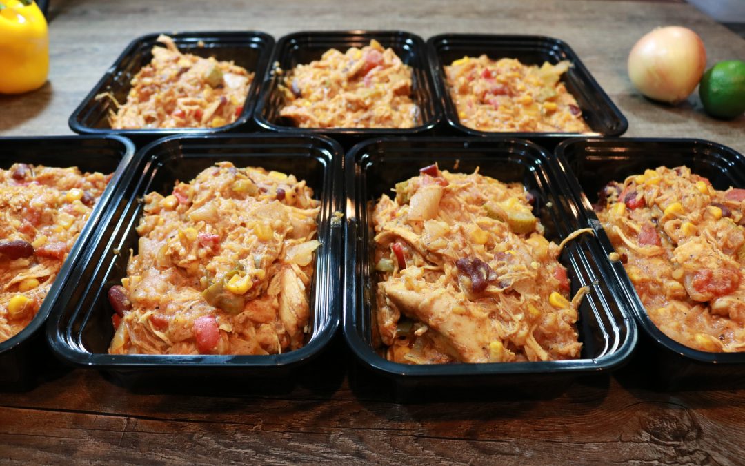 Southwest Chicken Crockpot Meal Prep Fiesta Recipe