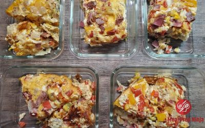 Crockpot Breakfast Egg Casserole Meal Prep