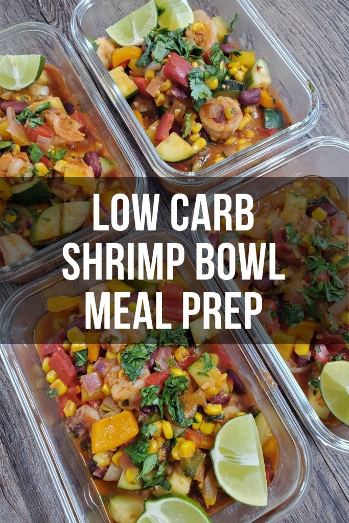 low-carb shrimp bowl