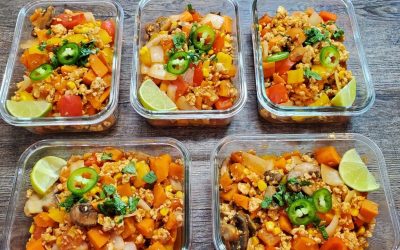 Healthy Ground Chicken Meal Prep Bowl Recipe