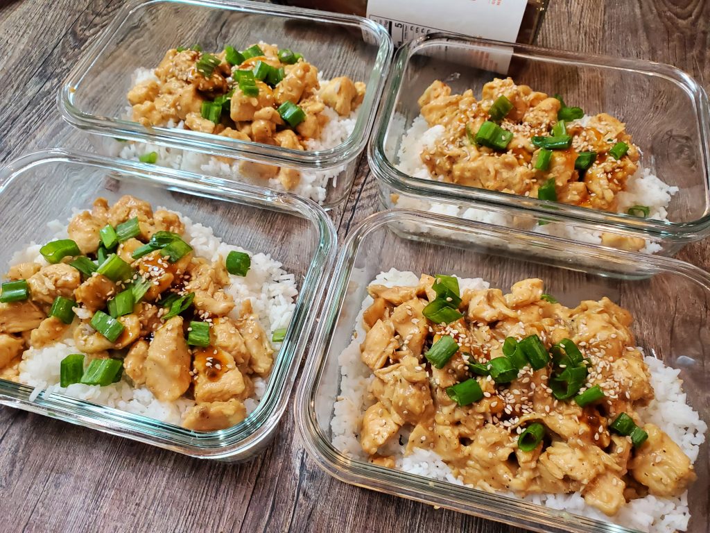 Chicken and rice meal prep for weight loss