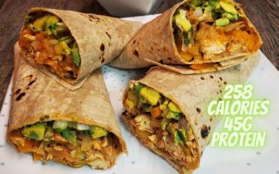 Best Chicken Fajita Burrito High Protein Low Calories