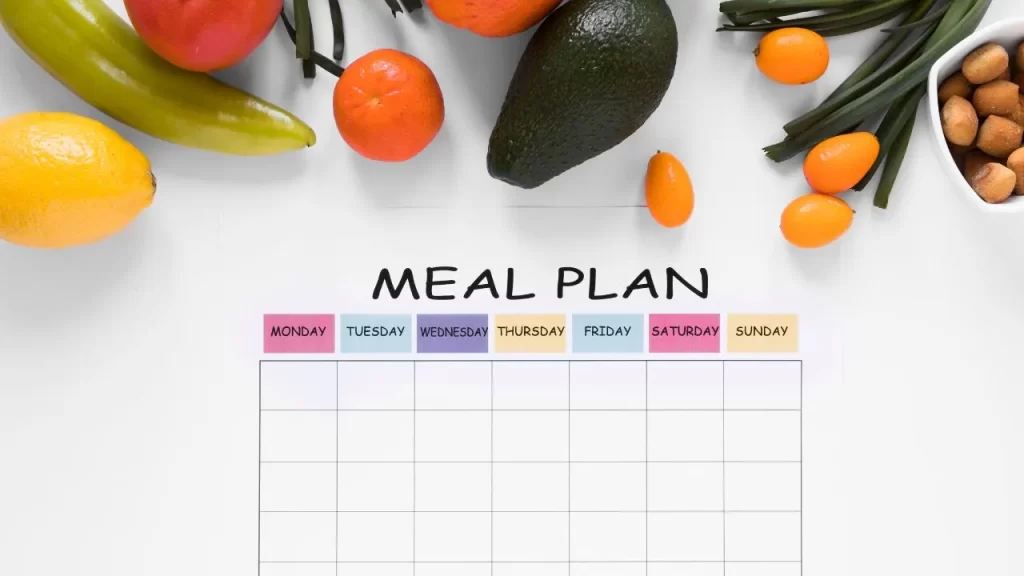 how to meal plan for the week