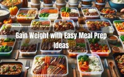 Gain Weight with Easy Meal Prep Ideas