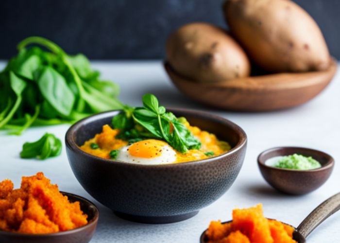 Paleo Eggs and Sweet Potato Bowl Recipe 